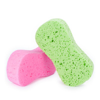 Éponge de lavage de voiture en mousse corail, grande, à compression sous vide, bloc en nid d'abeille, outil de polissage et de nettoyage de voiture magique