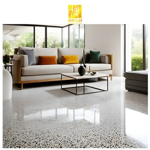 BOTON STONE <span class=keywords><strong>Precio</strong></span> bajo Azulejos de terrazo de cemento Marketing global Losas de mesa de centro de terrazo - Product Image 2