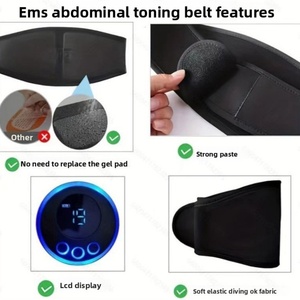 Ceinture de fitness abdominale portable EMS à micro-courant pour la maison et le sport - Product Image 2