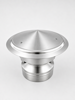Capot de cheminée en acier inoxydable OEM ODM pour tuyau de cheminée de poêle à bois, résistant aux hautes températures, certifié CE ISO