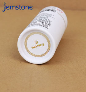 Emballage de tube en carton recyclable imprimé sur mesure pour parfum, cigarette, huile végétale, boîte cylindrique en papier kraft avec insert en EVA - Product Image 3