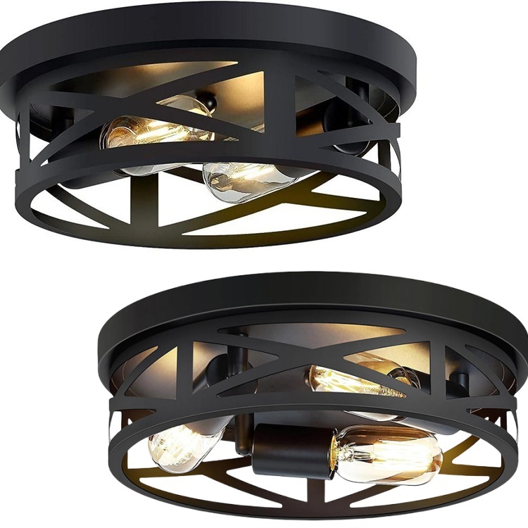 Farmhouse Semi Flush Mount Vintage Ceiling