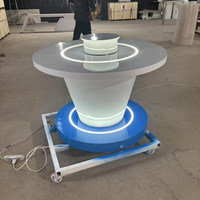 Table d'exposition pour peinture et cuisson, Armoire robotisée intelligente, Drone, Table d'expérience de technologie numérique, Bureau circulaire
