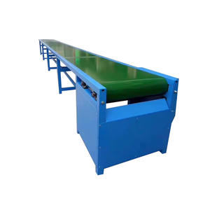 Özelleştirilmiş endüstriyel hareketli PVC kemer paslanmaz çelik ayarlanabilir hız ile yeni otomatik paketleme konveyör - Product Image 2