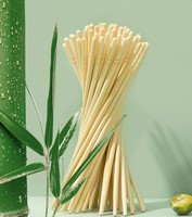 Baguettes en bambou rondes 100% écologiques, naturelles, compostables, biodégradables, jetables