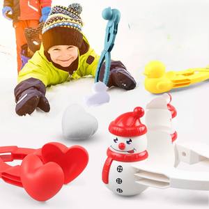 Vente en gros Moule de sable de plage personnalisé en plastique en forme de bonhomme de <span class=keywords><strong>neige</strong></span> Jouet canard <span class=keywords><strong>à</strong></span> pince pour enfants <span class=keywords><strong>Kit</strong></span> de jeu de boules de <span class=keywords><strong>neige</strong></span> coeur - Product Image 3