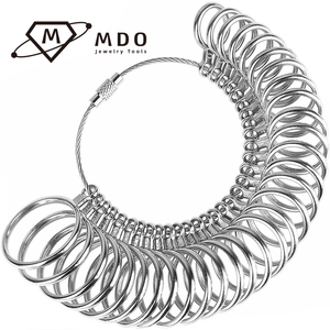 0-13 Us Sizer Chroom Stalen <span class=keywords><strong>Ring</strong></span> Doorn Sizer Stick En Roestvrij Staal <span class=keywords><strong>Ring</strong></span> Sizer Gauge Vinger Dimensionering Tool Voor Sieraden Maken - Product Image 4