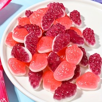 Op maat gemaakte groothandel fruitige kauwgom snoepjes aardbei smaak Halal populaire snoepjes OEM ODM export wereldwijde markten
