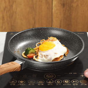 Fundición de aluminio de 28cm, diseño clásico, fundición a presión, sartenes eléctricas de aluminio para crepé, mármol antiadherente recubierto con fondo de inducción - Product Image 6