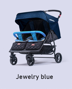 <span class=keywords><strong>Poussette</strong></span> double légère pour jumeaux, <span class=keywords><strong>pliable</strong></span>, portable, cadre en acier, ceinture de sécurité à cinq points, deux sièges - Product Image 4