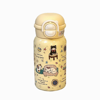 Tasse Thermos SSPH pour Chat en Acier Inoxydable 304, Design Moderne, Isolation Sous Vide 6-12 Heures, Poignée, Paille, Portable, Usage Professionnel, 0,35 kg