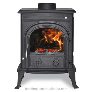 Stufa <span class=keywords><strong>a</strong></span> Pellet in Ghisa Certificata CE Europea, Design Moderno, Ecologica, Durevole, Autoportante, Garanzia 5 Anni, per Cucina - Product Image 4
