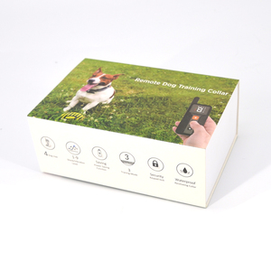 Collar de choque para entrenamiento de perros, dispositivo de descargas eléctricas recargable por USB, resistente al agua, con control remoto, entrega rápida - Product Image 5