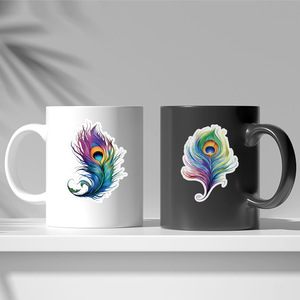 50 pièces beaux autocollants de Graffiti de dessin animé de paon coloré pour bouteille voiture vinyle <span class=keywords><strong>aquarelle</strong></span> oiseau autocollant autocollant - Product Image 6