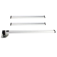 Patte de table pliante TYTXRV RV avec rails de guidage de 50cm en alliage d'aluminium argenté pour camping-car