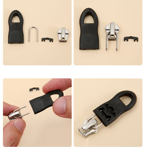 10 pièces remplacement fermeture éclair tirer extracteur fin ajustement corde étiquette vêtements Zip fixateur boucle cassée Zip cordon onglet sac <span class=keywords><strong>valise</strong></span> sac à dos <span class=keywords><strong>tente</strong></span> - Product Image 2