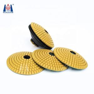 Disques de meulage diamantés de 100 mm (4 pouces) pour marbre, quartz, liant résine, refroidissement par <span class=keywords><strong>eau</strong></span>, roue de polissage de surface concave pour meuleuse - Product Image 4