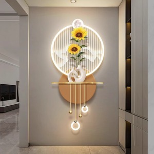50*106CM di lusso High-End 3D girasole lampada da parete a LED decorazione per la casa appeso pittura <span class=keywords><strong>con</strong></span> arte <span class=keywords><strong>con</strong></span> motivo Still Life - Product Image 1