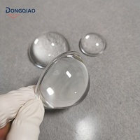 Lentille de focalisation LED asphérique biconvexe personnalisée de haute qualité avec verre borosilicate haute performance et transmission lumineuse de 98 %