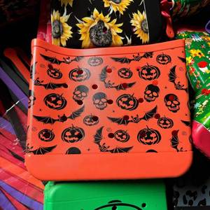 Christmas Halloween Gift Basket Waterproof Handbag Large Capacity EVA Tote Bags Customized Your Logo Design - Product Image 4