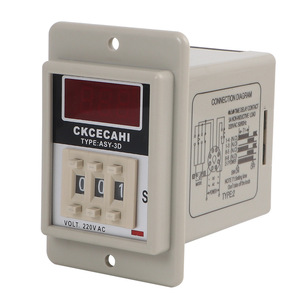 Relais temporisé numérique ASY-3D, temporisation réglable pour relais temporisés - Product Image 3