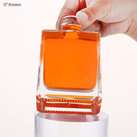 Bouteille en verre d'aromathérapie de spiritueux de parfum carrés de luxe populaire bouteille de diffusion
