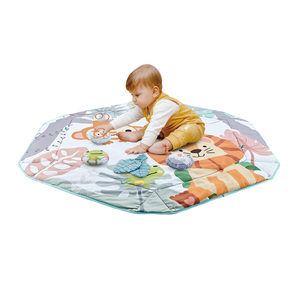 Tapis d'éveil éducatif en coton 3 en 1 pour bébé, gymnase d'activités doux unisexe pour nouveau-né à 24 <span class=keywords><strong>mois</strong></span> - Product Image 2