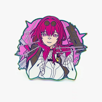 Épingles de revers personnalisables en métal émaillé fin, sans minimum de commande, avec logo personnalisé, support en carton souple, badge tendance