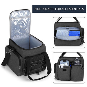 <span class=keywords><strong>Sac</strong></span> de <span class=keywords><strong>bowling</strong></span> fourre-tout à balle unique avec support de balle et poches de rangement supplémentaires - Product Image 5