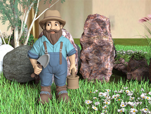 Statues de gnome de travailleur en résine personnalisables pour décorations de jardin figurines de gnome en résine avec pelle - Product Image 5