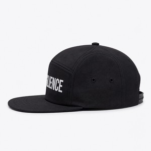 Casquette de course Lifestyle 5 panneaux en similicuir polaire unisexe réglable avec fermeture snapback, impression par transfert thermique, logo personnalisé, articles promotionnels - Product Image 3