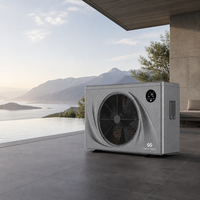 Pompe à chaleur silencieuse pour piscine R32 DC Inverter 15.0 COP, haute efficacité, chauffe-eau pour piscine à source d'air, contrôle par application WiFi