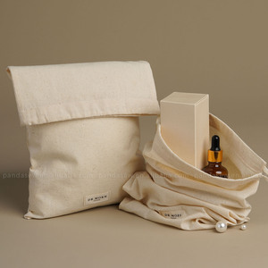 PandaSew Custom logo with Label Clothing Shoes <b>Dust</b> Packaging <b>Bag</b> Cotton Drawstring <b>Bag</b> Jewelry Pouch - Product Image 4