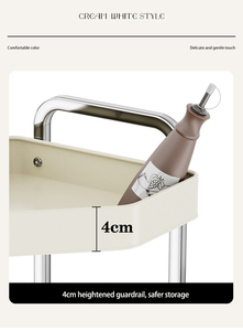 Étagère triangulaire de cuisine en métal à double étage personnalisable Organisateur d'angle peu encombrant Porte-épices de comptoir Organisateurs de salle à manger et de maison - Product Image 5