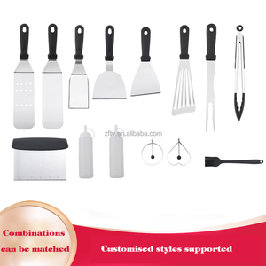 Ensemble d'ustensiles de <span class=keywords><strong>Barbecue</strong></span> en acier inoxydable, ustensiles de <span class=keywords><strong>Barbecue</strong></span>, accessoires de Camping, Kit d'outils de cuisine en plein air, ustensiles de <span class=keywords><strong>Barbecue</strong></span>, 12 pièces - Product Image 4