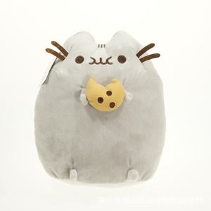 Muñeco de peluche de gato personalizado con forma de galleta, de algodón PP, personaje de animación de dibujos animados, regalo, para máquina de pinzas, venta al por mayor - Product Image 4