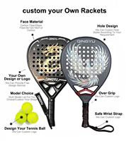 Raquettes de padel en carbone professionnelles de marque célèbre Qingyu, très vendues, raquettes de tennis en graphite personnalisées, forme diamant, portables