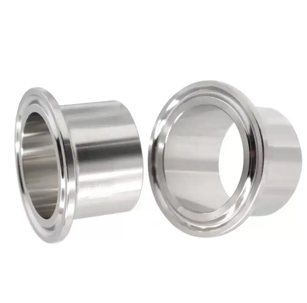 factory sales tube adapter 25mm food grade stainless steel 316L clamped ferrule