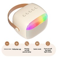XTAURI Nouveau Mini Haut-Parleur Sans Fil Portable Tout-en-un Système Karaoké Domestique pour Haut-Parleur 5.0 Extérieur Cadeau Transfrontalier 500-1000mAh