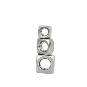 Fastener product thin square nut stainless steel din 562 square thin nuts