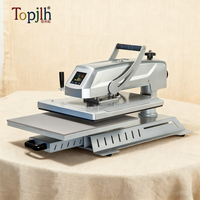 Presse à chaud à plat Topjlh Swing Away, machine de sublimation, impression personnalisée en gros, usines, entreprises de promotion, outils de transfert thermique