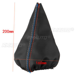 Poignée de levier de vitesses, soufflet de levier de vitesses, housse en cuir PU pour BMW E30 E34 Z3 E46 E36 - Product Image 2