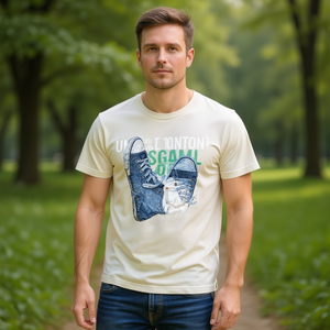 Camiseta Unisex de 210 g/m², 100 % Algodón, Informal, Estampada con DTF, Transpirable y Duradera, para Hombre - Product Image 3