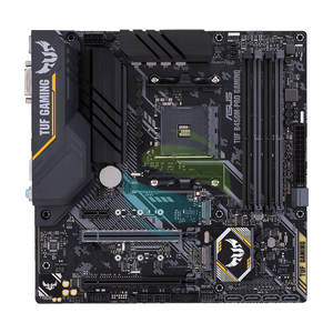 เมนบอร์ด TUF <span class=keywords><strong>B450M</strong></span> <span class=keywords><strong>PRO</strong></span> GAMING <span class=keywords><strong>B450M</strong></span> AMD B450 รองรับ DDR4 3466MHz, HD,DVI-D,SATA 6Gb/,USB 3.1 รองรับซีพียู R3 R5 R7 R9 สำหรับเดสก์ท็อป AM4 - Product Image 1