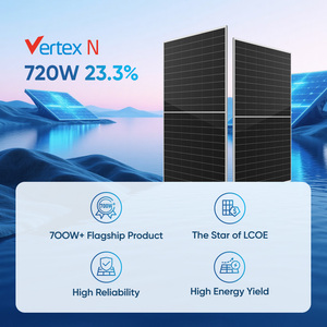 แผงโซลาร์เซลล์ 695W 700W 710W 720W แบบสองหน้า ประสิทธิภาพสูง สำหรับคลังสินค้าในสหรัฐอเมริกา - Product Image 2