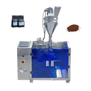 Bolsa de escudete automática Auger Llenado Sellado Leche en polvo Harina Cremallera abierta Bolsa prefabricada Doypack Máquina de embalaje para alimentos en polvo - Product Image 1