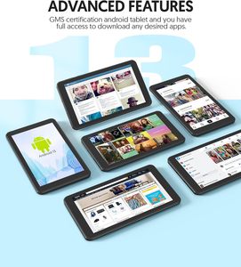 Máy tính bảng 7 inch Android 13 máy tính bảng 4GBRAM + 32GB ROM Quad-core 4G LTE Wifi GMS máy ảnh kép Trò chơi giáo dục - Product Image 3