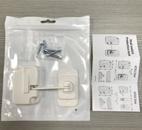 Verrou de sécurité anti-ouverture pour tiroirs, verrou de sécurité pour réfrigérateur pour enfants, verrou anti-pincement pour armoire, verrou de limitation pour portes et fenêtres