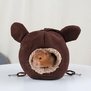 छोटे जानवरों के लिए छोटे-छोटे जानवरों को हैमस्टर गिनी सूअर के बिस्तर के लिए घर - Product Image 3