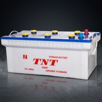 Batterie de voiture/camion 12V 120AH N120 norme japonaise JIS, plomb-acide, sèche, encastrée, boîtier blanc